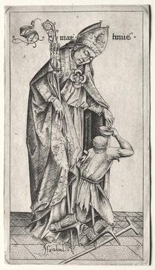 St. Martin. Creator: Israhel van Meckenem (German, c. 1440-1503)