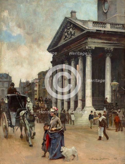 St Martin-in-the-Fields, 1888. Creator: Logsdail, William (1859-1944).