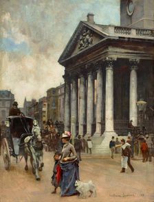St Martin-in-the-Fields, 1888. Creator: Logsdail, William (1859-1944)