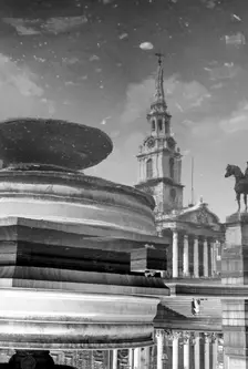 St Martin in the Fields, Trafalgar Square, London, 1945-1950. Artist: SW Rawlings
