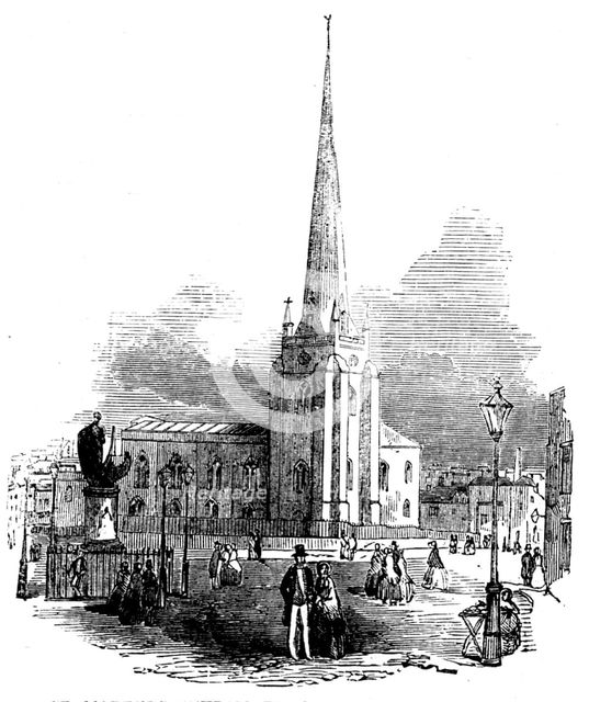 St. Martin's Church, Birmingham, 1858. Creator: Unknown.