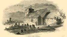 St Martin's Church, Canterbury, Kent, c1850. Creator: Unknown