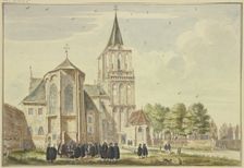 St. Martin's Church in Emmerich from the east, 18th century. Creator: Jan de Beyer