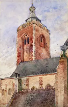 St. Martin's Church, Utrecht, Holland, 1898. Creator: Cass Gilbert