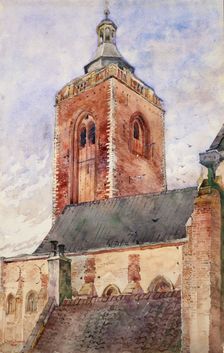 St. Martin's Church, Utrecht, Holland, 1898. Creator: Cass Gilbert