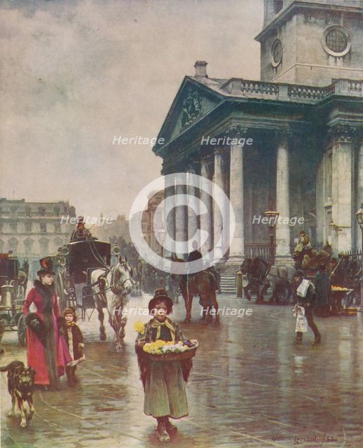 'St Martin's-in-the-Fields', 1888, (c1915). Artist: William Logsdail.