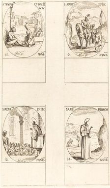 St. Martin; St. Tryphon and Companions; St. Renatus; St. Didacus. Creator: Jacques Callot