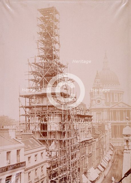 St Martin within Ludgate, London, c1896. Artist: Anon