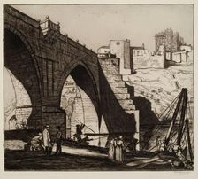St Martins Bridge, Toledo, 1913. Creator: William Strang