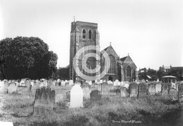 St Martin's Church, Herne, Kent, 1890-1910. Artist: Unknown