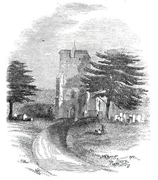 St Martin's Church, near Canterbury, 1844. Creator: Unknown