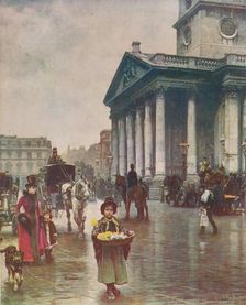St Martin's-in-the-Fields 1888, (c1915). Artist: William Logsdail