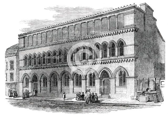 St. Martin's Northern Schools, Castle-Street, Long-Acre, opened on Thursday last, 1850. Creator: Unknown.