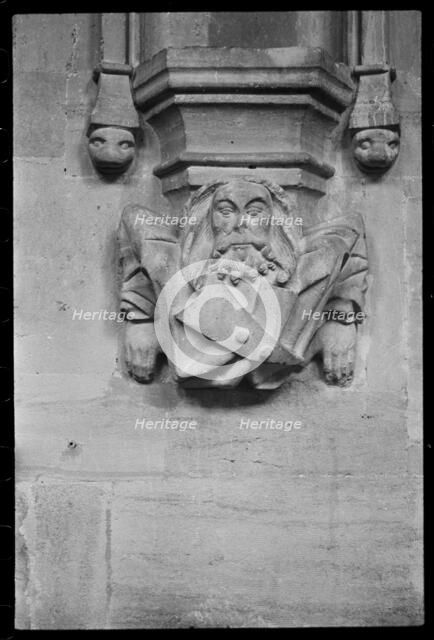 St Mary the Virgin Church, Steeple Ashton, Wiltshire, c1955-1980. Creator: Ursula Clark.