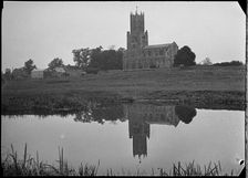 St Mary and All Saints Church, Fotheringhay, East Northamptonshire, Northamptonshire, 1936. Creator: Marjory L Wight