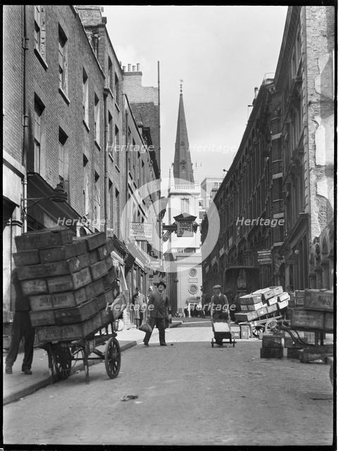 St Mary at Hill, City and County of the City of London, Greater London Authority, 1930s. Creator: Charles William  Prickett.