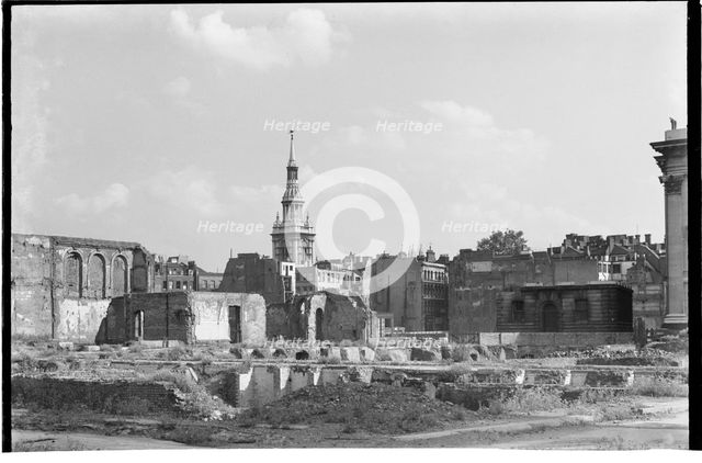 St Mary-le-Bow Church, Cheapside, City and County of the City of London, GLA, 1941 - 1945. Creator: Charles William  Prickett.