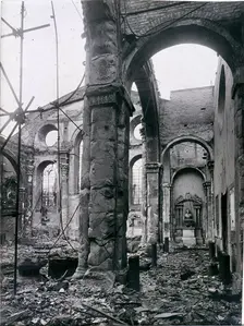 St Mary-le-Bow, London, 1941. Artist: Anon