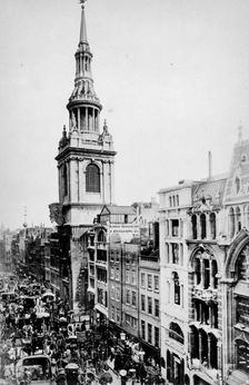 St Mary-le-Bow, London. Artist: London Stereoscopic & Photographic Co