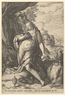 St. Mary Magdalen Penitent, 1585. Creator: Hendrik Goltzius