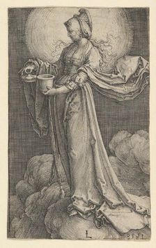 St. Mary Magdalene on the Clouds, 1518. Creator: Lucas van Leyden