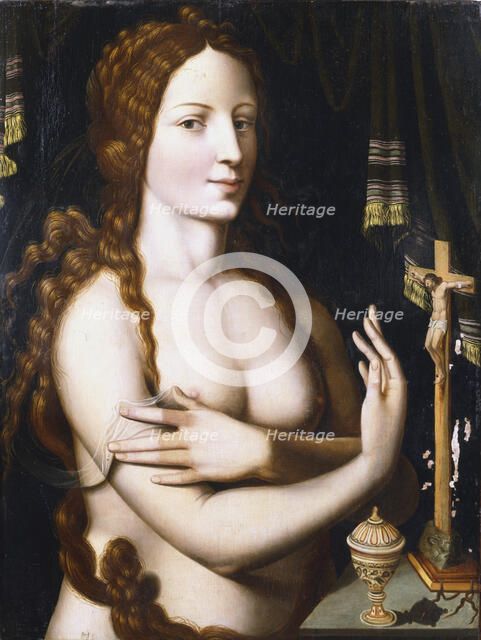 'St Mary Magdalene Repentant'. Artist: Unknown