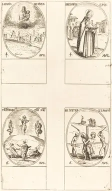 St. Mary of Snow; St. Memmius, Bishop; The Transfiguration; Sts. Justus and Pastor. Creator: Jacques Callot