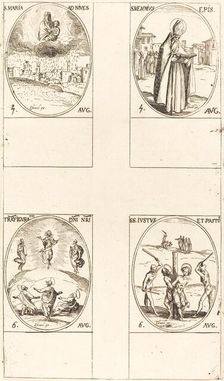 St. Mary of Snow; St. Memmius, Bishop; The Transfiguration; Sts. Justus and Pastor. Creator: Jacques Callot