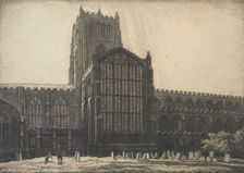 St. Mary's, Nottingham, 1928. Creator: Frederick Landseer Maur Griggs