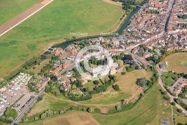 St Mary's Abbey, Tewkesbury, Gloucestershire, 2021. Creator: Damian Grady.