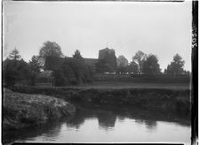 St Mary's Church, The Street, Frensham, Waverley, Surrey, 1909. Creator: Katherine Jean Macfee