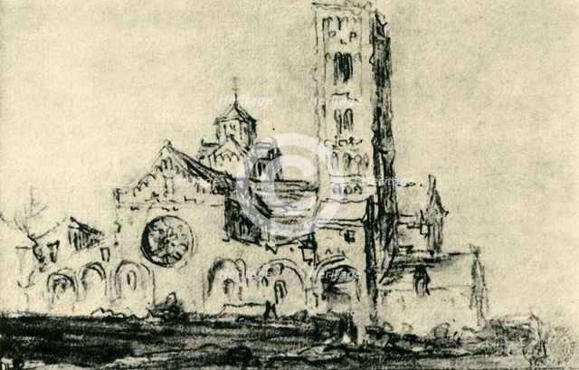 St Mary's Church, Utrecht, Netherlands, mid 17th century, (1943).  Creator: Jan van Goyen.