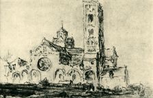 St Mary's Church, Utrecht, Netherlands, mid 17th century, (1943). Creator: Jan van Goyen
