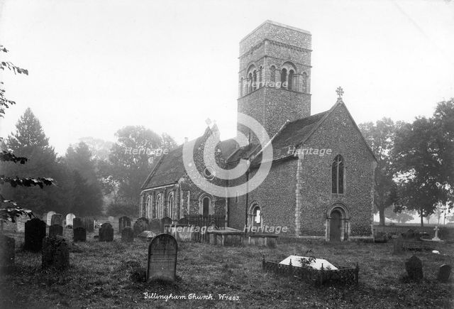 St Mary's Church, Gillingham, Norfolk, 1890-1910. Artist: Unknown