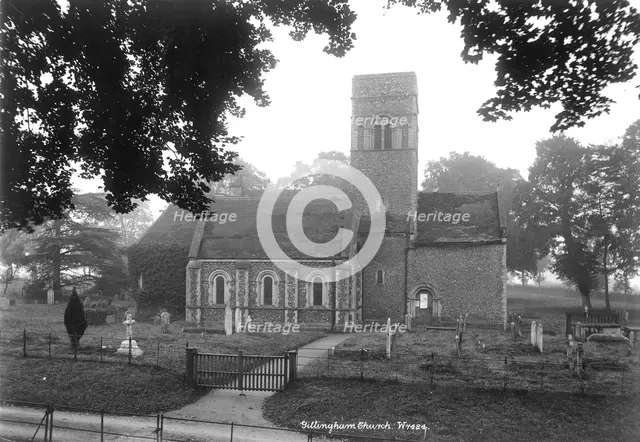 St Mary's Church, Gillingham, Norfolk, 1890-1910. Artist: Unknown