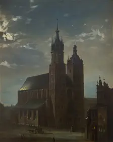 St Mary’s Church in Krakow, 1865. Creator: Aleksander Gryglewski