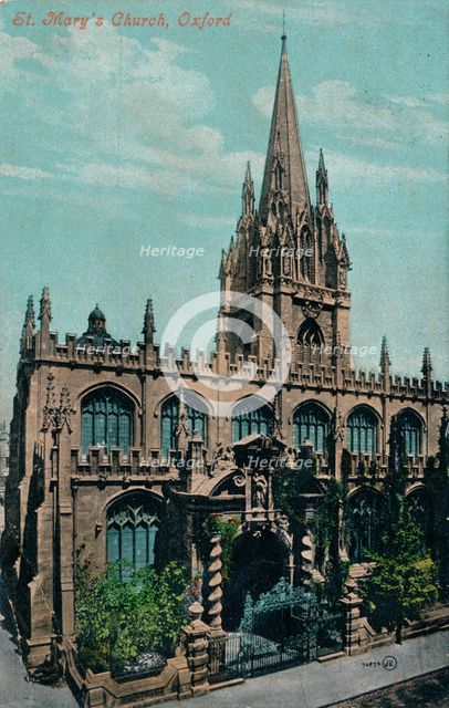 St Mary's Church, Oxford c1905. Artist: Unknown.