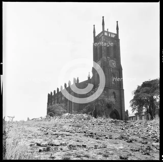 St Mary's Church, St Mary's Street, Quarry Hill, Leeds, West Yorkshire, 1966-1974. Creator: Eileen Deste.
