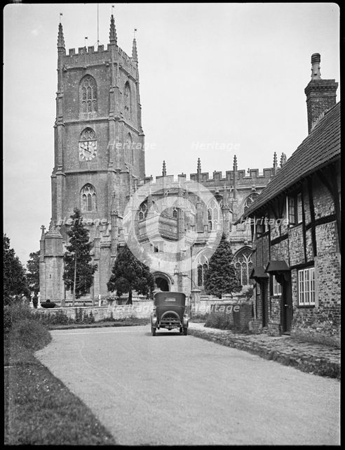 St Mary's Church, Steeple Ashton, Steeple Ashton, Wiltshire, 1932. Creator: Marjory L Wight.