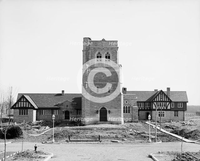St. Mary's Episcopal Church, front view, Walkerville, Canada, between 1900 and 1905. Creator: Unknown.