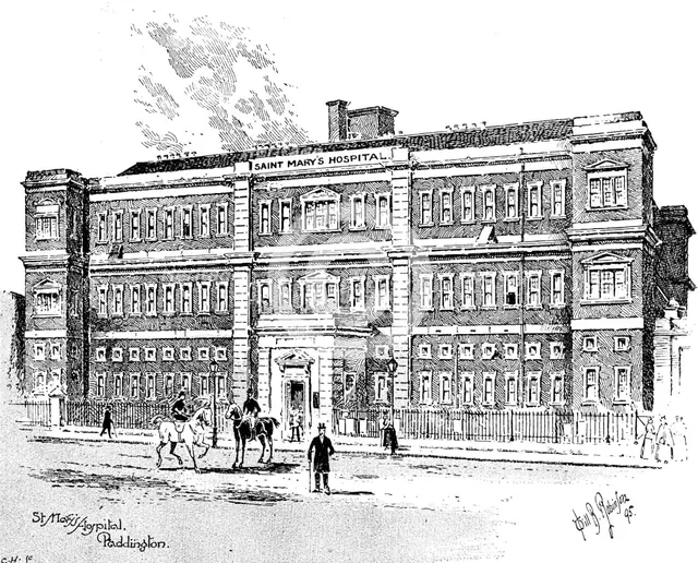 St. Mary's Hospital, Paddington, 1895. Creator: Carl Hentschel.