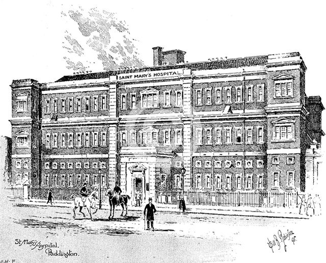 St. Mary's Hospital, Paddington, 1895. Creator: Carl Hentschel.
