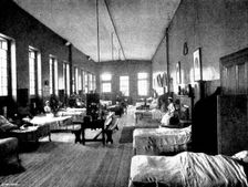 St. Mary's Hospital, Paddington: in a ward, 1895. Creator: Russell & Sons