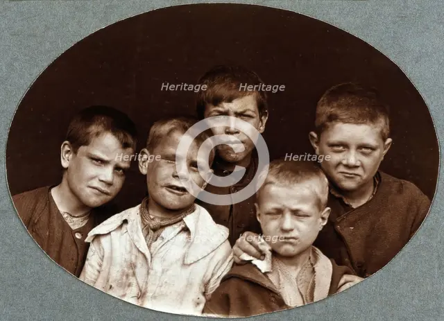 St Mary's Hospital, Plaistow: children from Plaistow, 1904. Creator: Unknown.