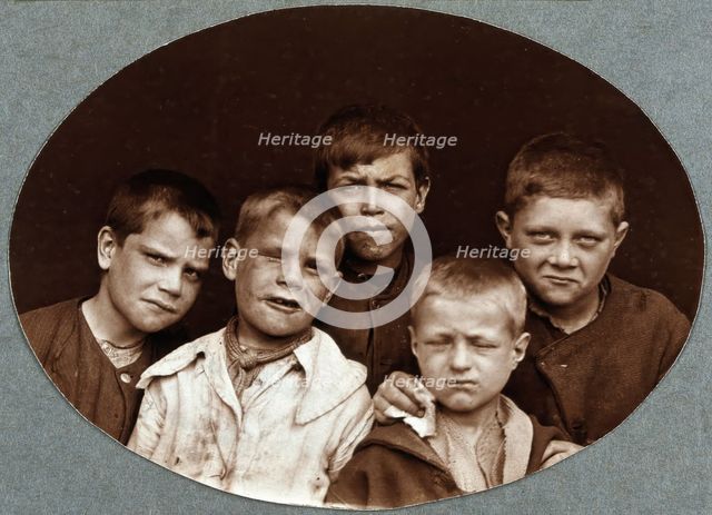 St Mary's Hospital, Plaistow: children from Plaistow, 1904. Creator: Unknown.