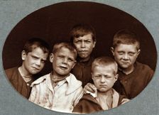 St Mary's Hospital, Plaistow: children from Plaistow, 1904. Creator: Unknown