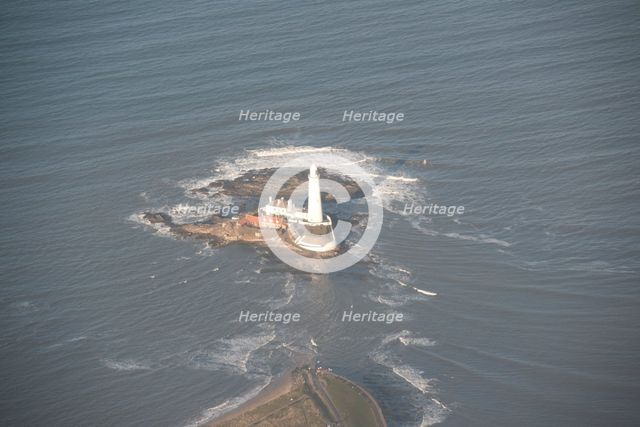 St Mary's Lighthouse, decommissioned in 1984, North Tyneside, 2015. Creator: Historic England.