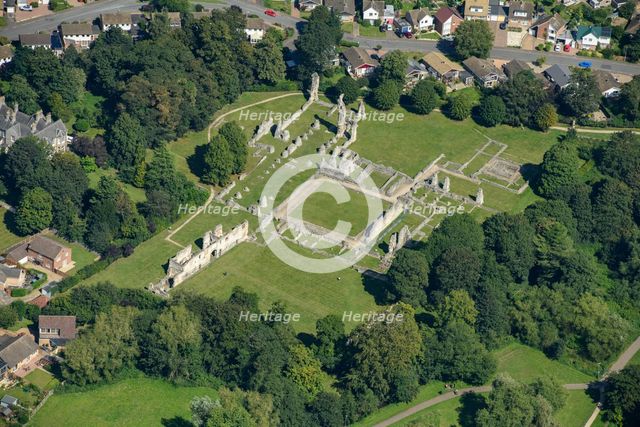 St Mary's Priory, a ruined Cluniac priory, Thetford, Norfolk, 2023. Creator: Damian Grady.