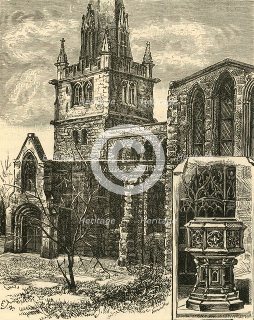 'St. Mary's Station. The Font', 1898. Creator: Unknown.
