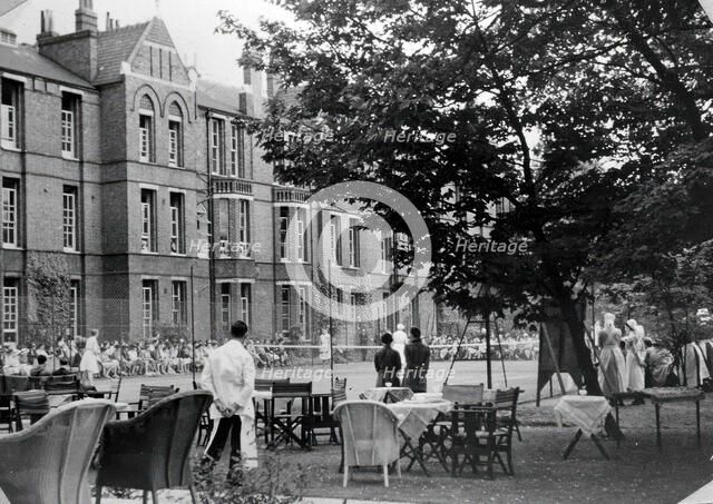 St Marylebone Infirmary, London: tennis tournament, 1906 (1930). Creator: Unknown.